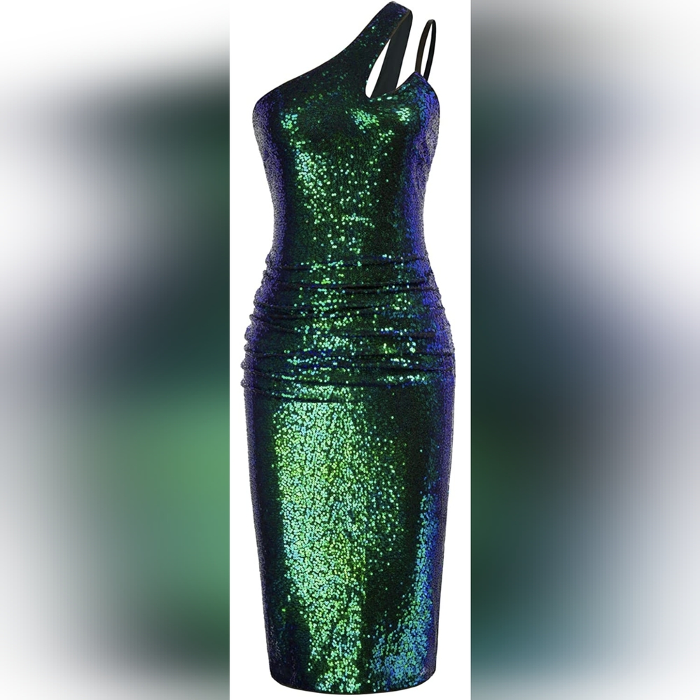 Stunning sequined midi dress - size L BNWOT